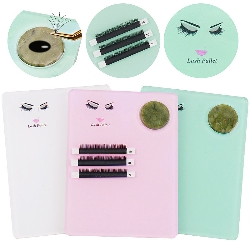 Lash Tile Palette - 1 adet Akrilik Yeşim Taş Kirpik