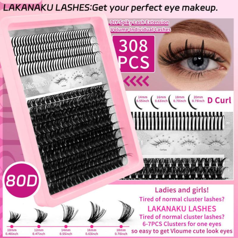 Eyelash Extension Volume Lashes - 1 Set Kendin Yap Tekli Kirpikler