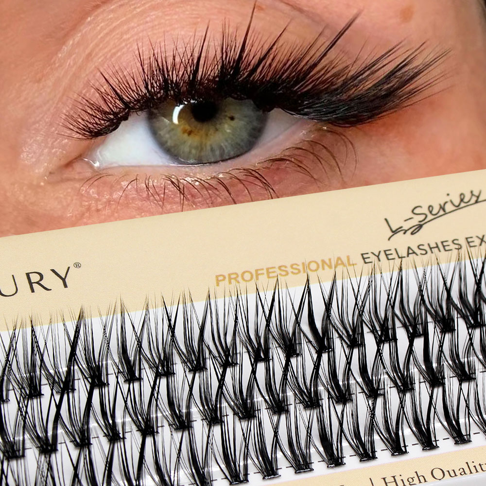 Eyelash Extension C Curl - 60 adet 30D C/D/L Curl Küme