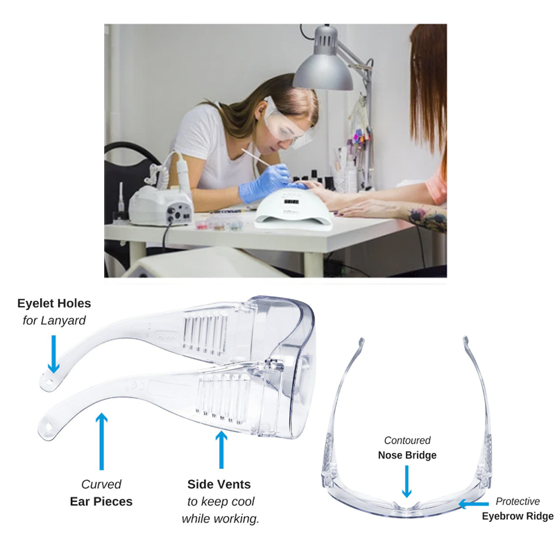 Eyelash Extension With Glasses - YENİ anti UV ışık koruyucu gözlükler