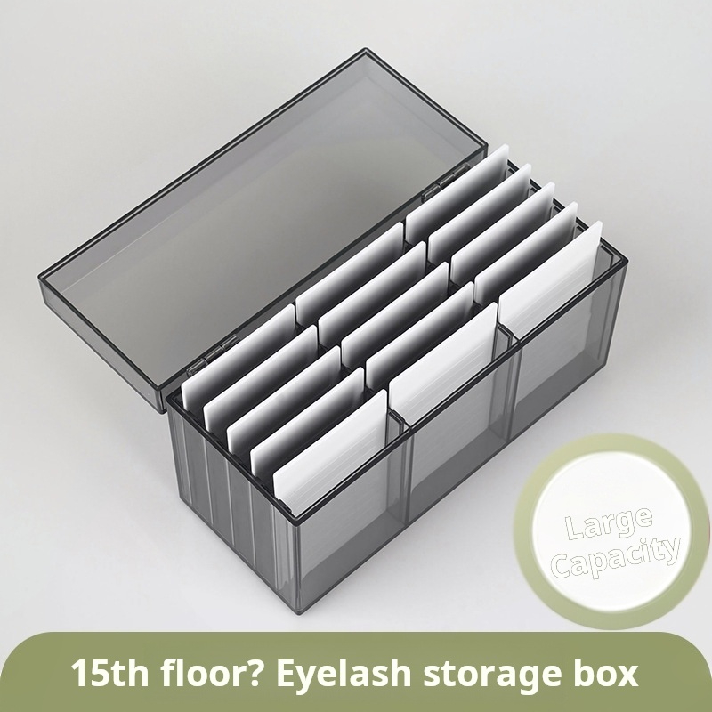 Lash Tray Organizer - 15 Katmanlar Kirpikler Saklama Kutusu Ekran