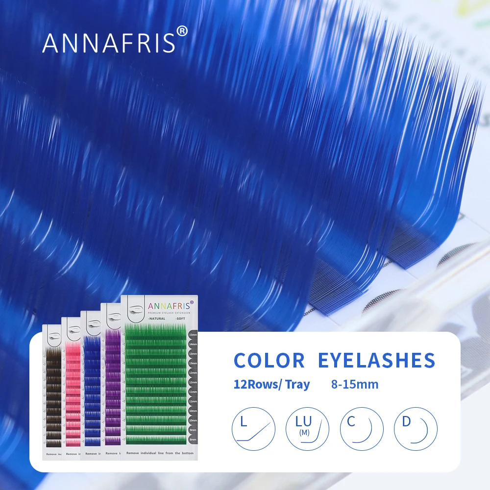 Lash Tile Palette - ANNAFRIS bireysel siyah takma kirpik C