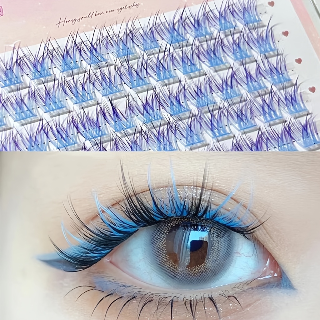 Eyelash Extension Anime - Mixiaohe Renkli Kirpikler 60 Demet Kolay