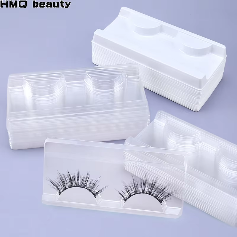 Lash Tray Organizer - 10/40 adet Plastik Kirpik Tepsileri Beyaz