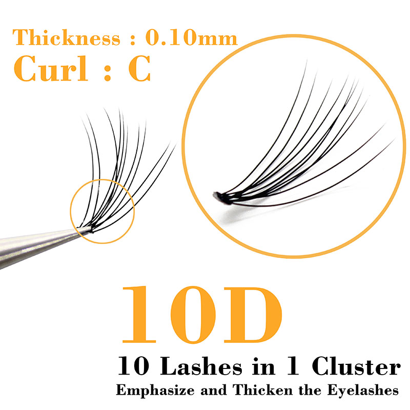60 Adet/grup 10D Profesyonel M - Eyelash Extension C Curl incelemesi ve fiyatı