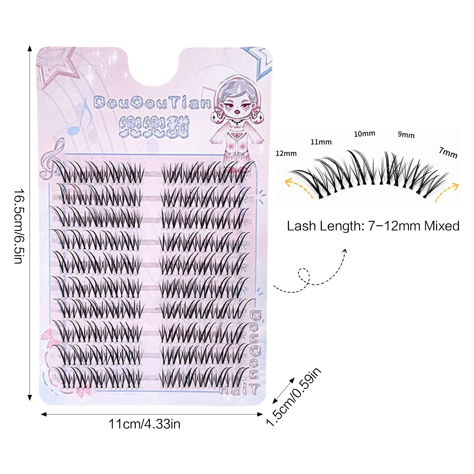 Tilki Tarzı Takma Kirpikler 7- - Eyelash Extension C Curl incelemesi ve fiyatı