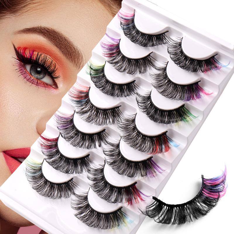 7 Çift Renkli Takma Kirpik 3D  - Eyelash Extension Volume Lashes incelemesi ve fiyatı