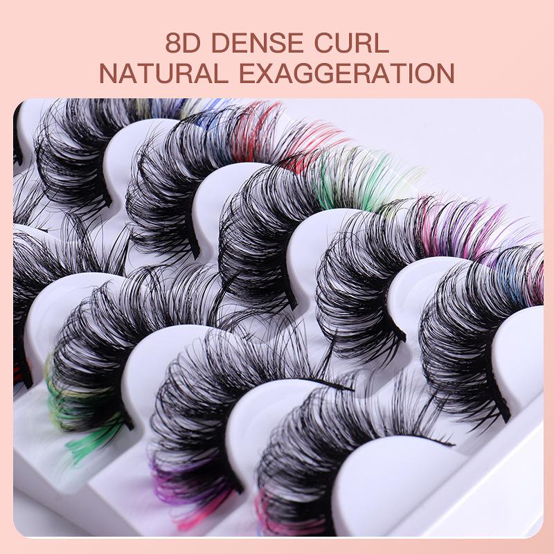 7 Çift Renkli Takma Kirpik 3D  - Eyelash Extension Volume Lashes incelemesi ve fiyatı