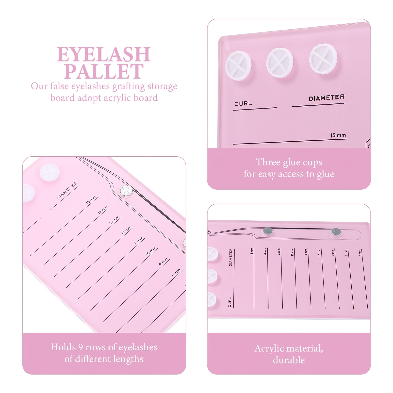 Manyetik Akrilik Kirpik Uzatma - Lash Tile Palette incelemesi ve fiyatı
