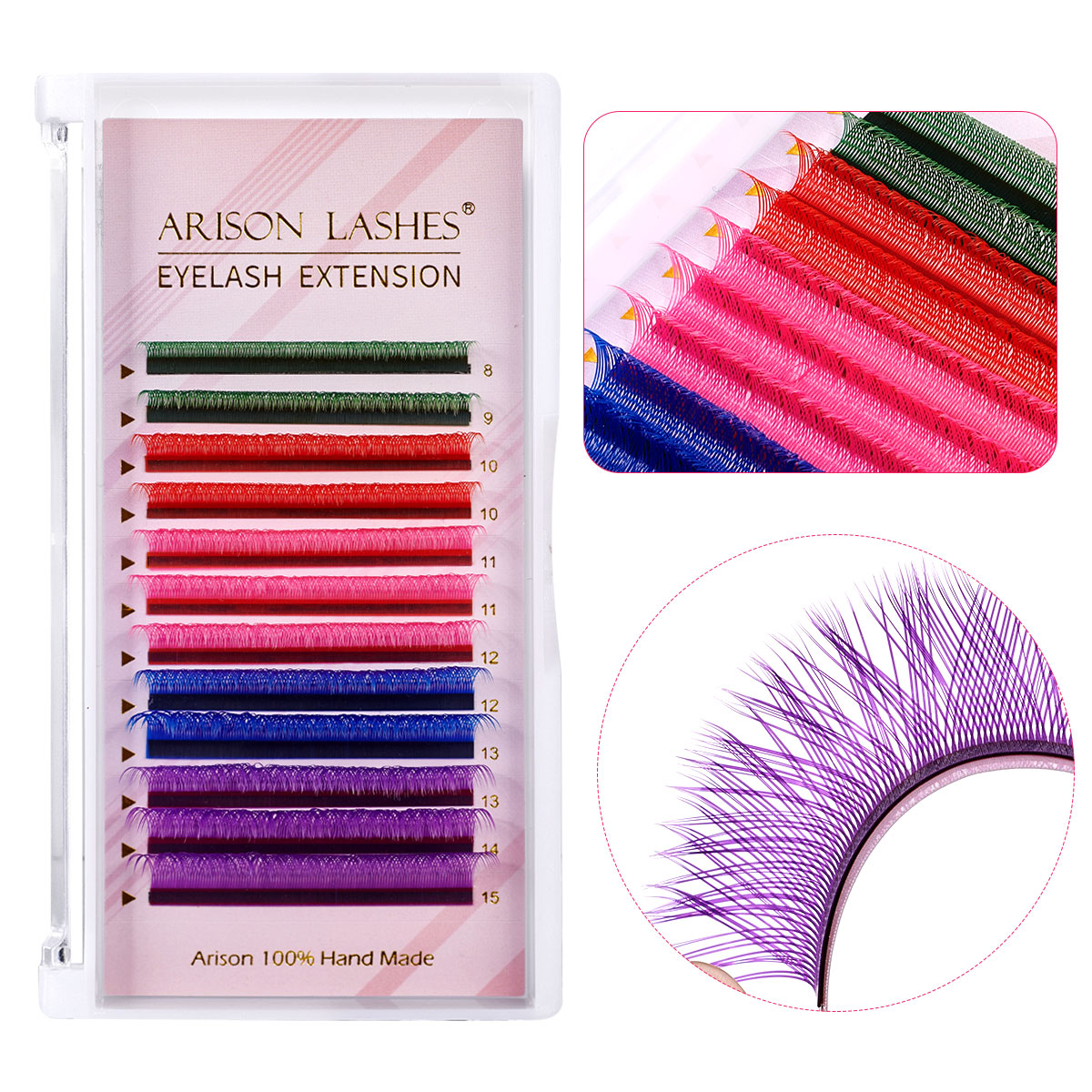 ARISON karışık renk YY Lashes  - Lash Tile Palette incelemesi ve fiyatı