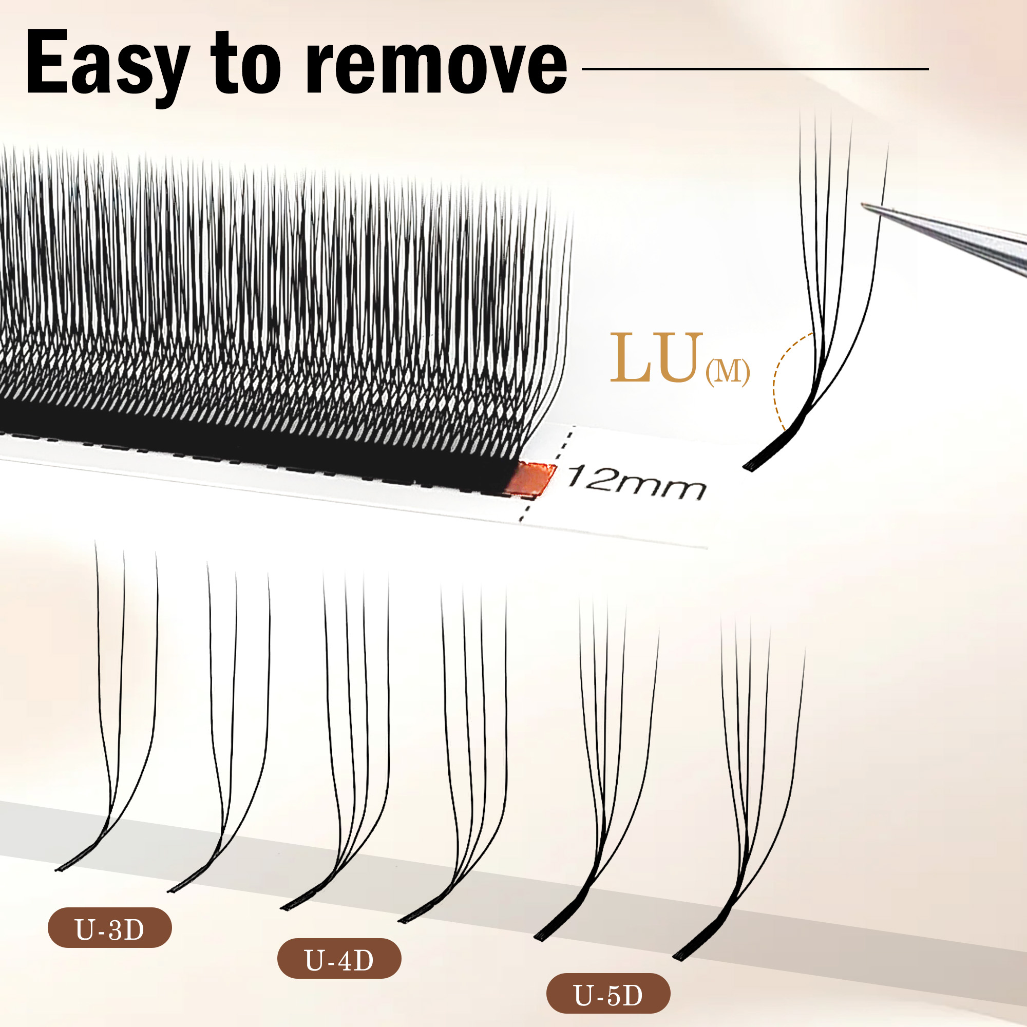 CoMango 3D 4D 5D U şekilli LU  - Eyelash Extension Anime incelemesi ve fiyatı