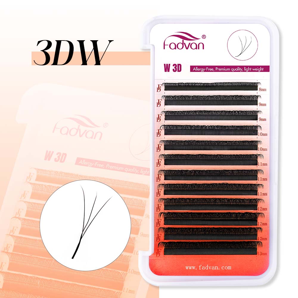 FADVAN 3D Kirpikler W Şekilli  - Eyelash Extension C Curl incelemesi ve fiyatı