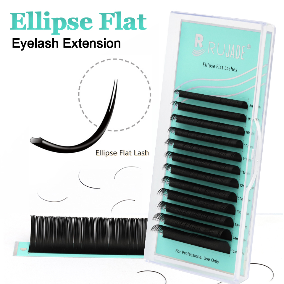 RUJADE Elips Düz Kirpik Uzatma - Eyelash Extension C Curl incelemesi ve fiyatı